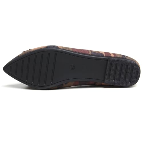 Image of SAILING LU Women's Bow-Knot Pointed Toe Ballet Flats