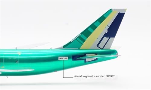 Modelo de avión Atlas Air B747-8F Flaps a escala 1:200 réplica de 38 cm 3