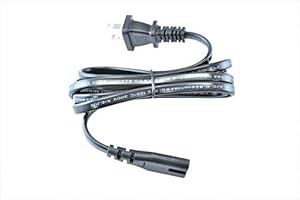 [UL Listed] OmnihAvaCh 5 Feet Long AC/DC Power Cord Compatible with AUDIO TECHNICA ATLP3