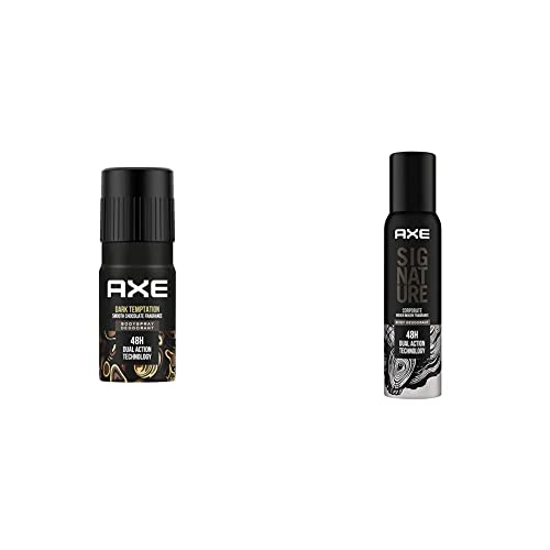 Image of AXE Dark Temptation Long Lasting Deodorant Body Spray for Men 150ml and Signature Corporate No Gas Body Deodorant for Men 154ml