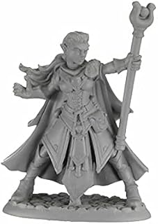 Alaedril Starbloom Elf Wizard Miniature Figure 25mm Heroic Scale Reaper Bones USA Reaper Miniatures