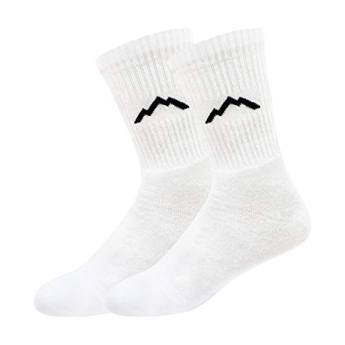 Ranger Sport Men's Heavy Duty Cotton Crew Athletic Socks, Pack of 3 (Free Size, Multicolour)