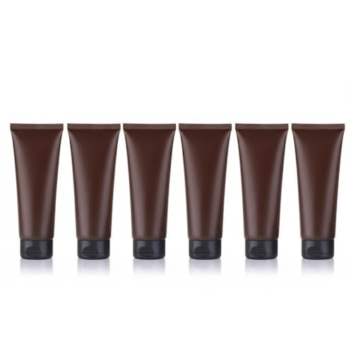Flacons de voyage 3 oz lot de 6 bouteilles hermétiques pour shampooing vert ambre