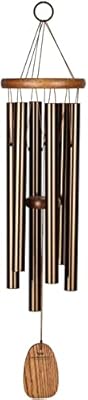 Woodstock Wind Chimes Amazing Grace Chime Medium (24'') Bronze Wind Chime Inspirational and Memorial Gifts Wind Chimes for Outside Patio Home or Garden Decor