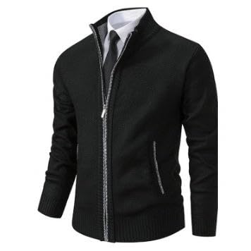 Cárdigan de punto para hombre que combate el frío del invierno 2