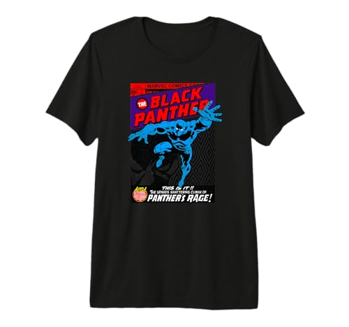 T-shirt Black Panther Marvel vintage à offrir en cadeau pour les fans