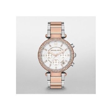�}�C�P���R�[�X Michael Kors Ladies Two-Tone Rose Gold Chronograph Date Watch MK5820 ���� ���f�B�[�X �r���v �y���s�A���i�z