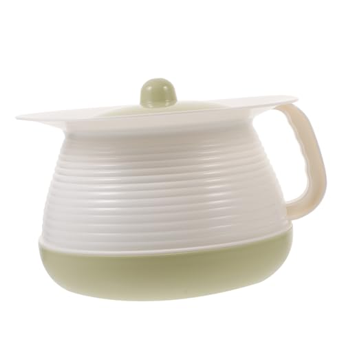 FRCOLOR シー用蓋付きポータブル小便器 持ち運び便利 耐久性プラスチック製 滑り止め底面 家用尿保存容器 手持ち式便器