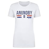 500 LEVEL OG Anunoby New York Knicks Font New York Knicks Shirt for Women (White, Medium)