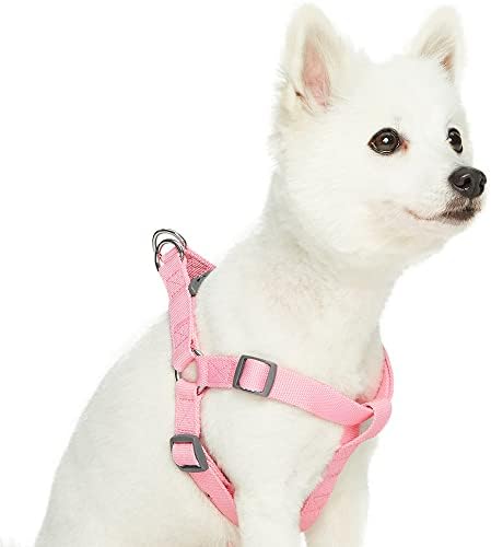 Amazon Brand - Umi Classic Solid Color Dog Harness, Chest Girth 42cm-54cm, Grey, Small, Adjustable Harnesses for Dogs