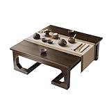 Design compact et polyvalent : cette table basse de style japonais est idéale pour les petits espaces, offrant le mélange parfait de fonctionnalité et d'élégance pour répondre à tous les besoins de table basse et s'harmoniser avec divers styles de décoration d'intérieur.