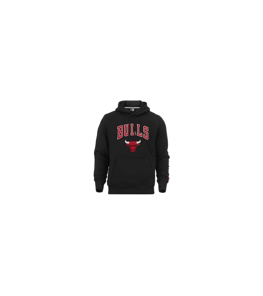 New Era Men's Noir Hoodie Chicago Bulls
