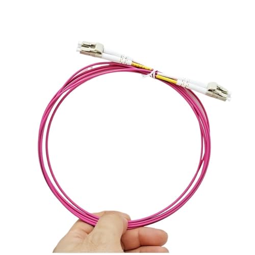 Fibre optique cavalier OM4 LC-LC multimode duplex 2.0mm pour switch et coffret de communication - 2
