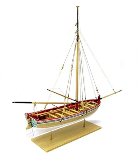 MS1457CBT MODEL SHIPWAYS 18TH CENTURY LONGBOAT STARTER KIT WITH TOOLS - 1:48 Scale Wood Plank-on-Frame
