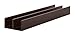 CRL Duranodic Bronze "Standard" Aluminum Upper or Lower Channel - 12 ft long