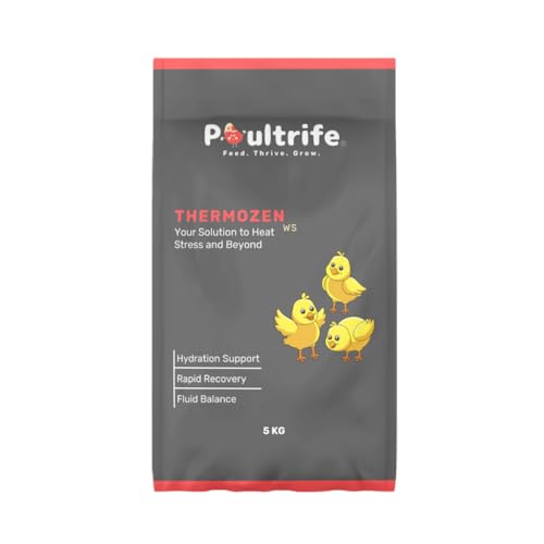 Image of Thermozen WS - Water-Soluble Poultry Heat Stress Supplement | Electrolytes, Vitamins, & Probiotics for Dehydration, Gut Health, & Immunity - 5 KG