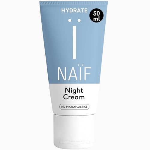 NAÏF Crème de Nuit Nourrissante 50 ml pour le soin du visage au quotidien