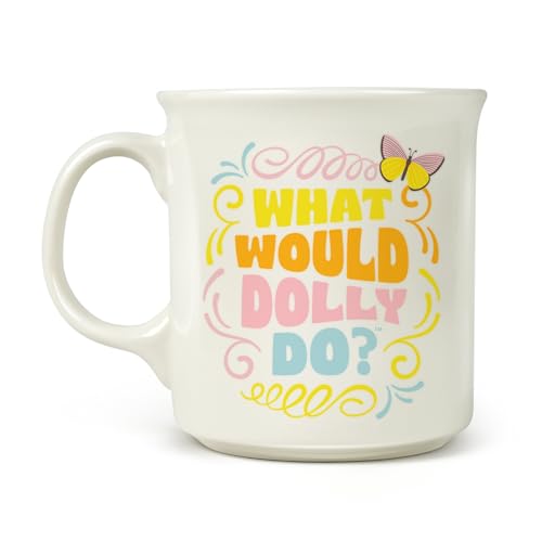 Taza de cerámica Dolly Parton 16 onzas miniatura 1