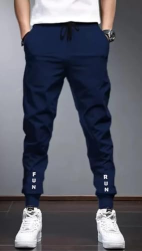 Image of Men's Track Pant | Sweatpants for Men | Trouser,Lower, Pajama (Sports | Gym | Yoga) - Regular Fit with Two Side Zipper Pockets L19 FR
