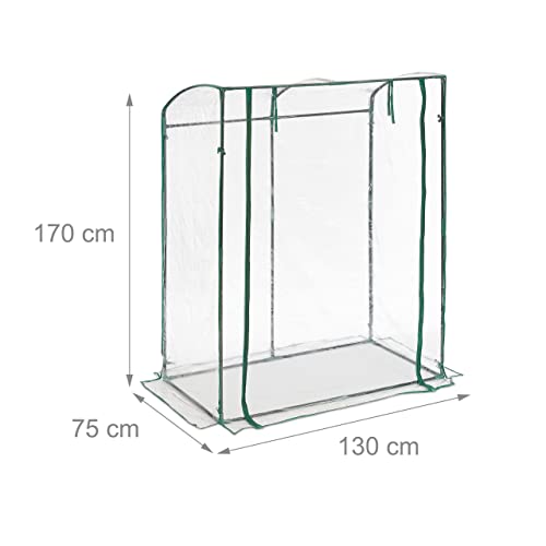 ONVAYA® Foliengewächshaus Günni mit Regalen & Fenster | Gewächshaus aus Folie für den Garten | Anzuchthaus | stabil, Winterfest & UV-beständig | 188 x 130 x 190 cm 3 ONVAYA® Foliengewächshaus Günni mit Regalen & Fenster | Gewächshaus aus Folie für den Garten | Anzuchthaus | stabil, Winterfest & UV-beständig | 188 x 130 x 190 cm – Bild 3