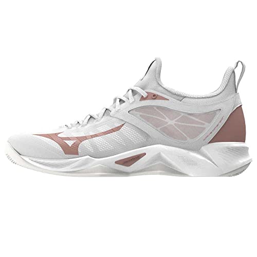 Mizuno Wave Ibuki 3 GTX - Scarpe da Trail Running, da Donna, Misura 37, Bianco Rosa Biancaneve, 40 EU