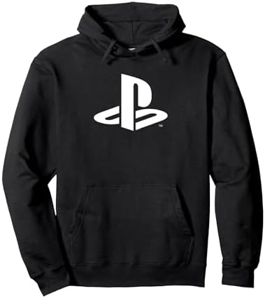 PlayStation Modern White Logo Video Game Pullover Hoodie image 4
