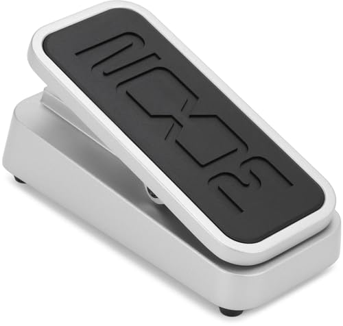 Zoom Pedale di espressione FP02M per pedali effetti chitarra e basso, controlli volume, wah, pitch bend, modulazione, riverbero e altri effetti, alloggiamento in metallo, argento nero