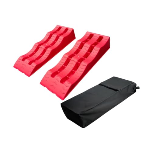 Neumáticos pinchados solución con alfombrillas antideslizantes rojas de protección 8