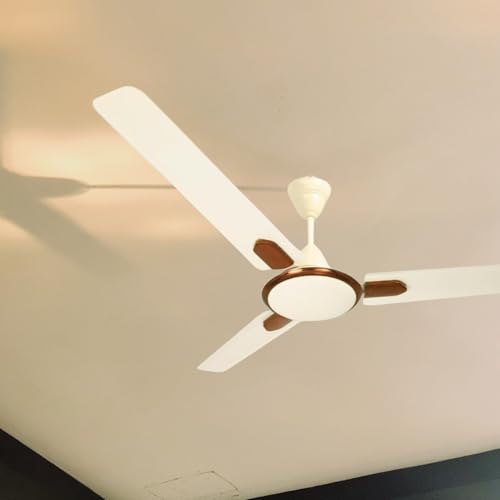 Image of Drumstone [𝟏𝟓 𝐘𝐄𝐀𝐑𝐒 𝐖𝐀𝐑𝐑𝐀𝐍𝐓𝐘 Ultra High-Speed Ceiling Fan with 3 Blades - Anti-Dust, Decorative Design, 100% Copper for Long-Lasting Comfort, Efficient Cooling, and Strong Airflow