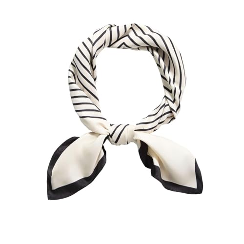 MEANBEAUTY Head Scarf for Women Like Silk Scarf Square Scarves Satin Bandanas Neck Scarfs 27.5 Inch with Gift Packed