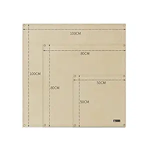 THE STYLE SUTRA Outdoor Camping Fireproof Cloth Blanket BBQ Party Mat Yard Lawn Protector 80x80cm