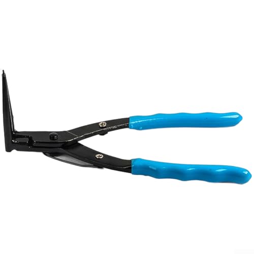 Hosrivae Pince à circlips externes coudée à 90 degrés avec poignée étendue pour retirer les anneaux de serrage profonds, fabriquée en acier 45# avec PVC ergonomique