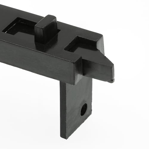 Prime-Line F 2628 Vinyl Spring-Loaded Replacement Window Tilt Latch Pair, 1-11/16” Hole Center, Black (Single Pack) - Image 4