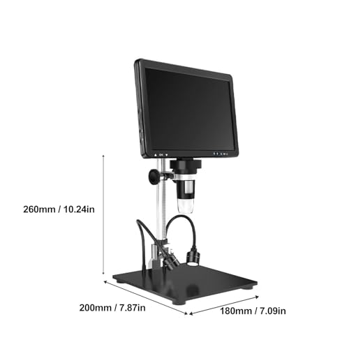 Microscope à souder numérique 10,1'' 1500X avec 8 LED réglables