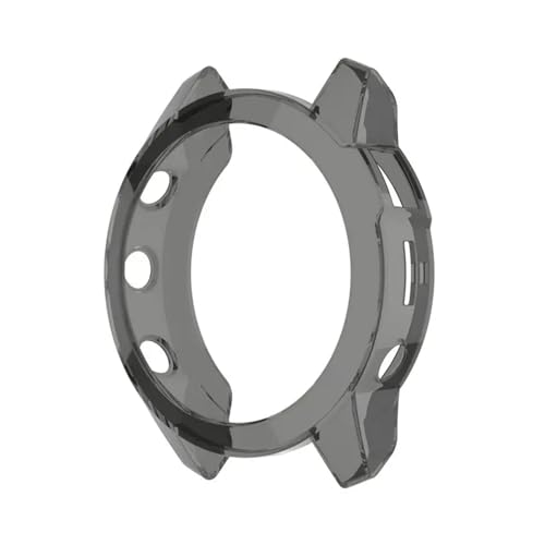 [X] Epix Pro 42mm 47mm 51mm (2) X}[gEHb`p TPU NAP[X Xgbv op[ t[ veN^[ VF Jo[(Black,For Epix 47mm)