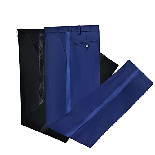Classic Style Tuxedo Pants Black Edge Suit Trousers Black Satin Trimmed Trousers 1 Piece Man Pant3