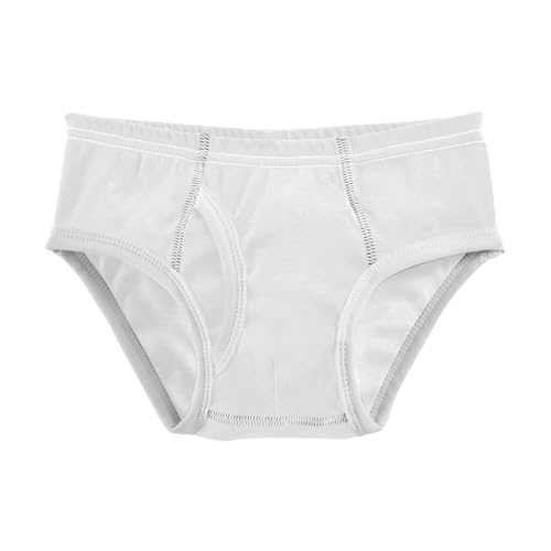 Boys' Exclusive Briefs Toddler Underwear 95% Combed Cotton Boxerbriefs 2T White Background 10