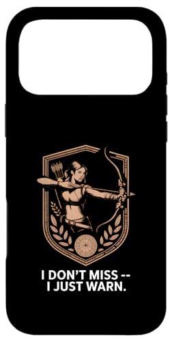 I Don't Miss I Just Warn Funny Archer �A�[�`�F���[ �X�}�z�P�[�X iPhone 17 Pro Max �p