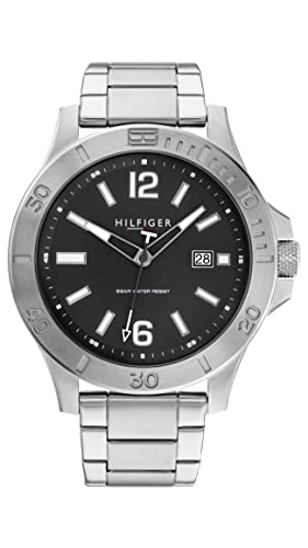 Tommy Hilfiger Grey Dial Round Shaped Sport Men Watch_TH1791995W (B0CW19QNNV) Amazon Price History, Amazon Price Tracker