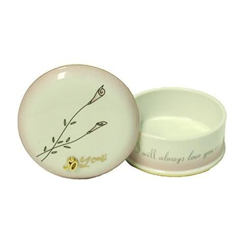 Caja de recuerdos de porcelana "I Will Always Love You" Cover