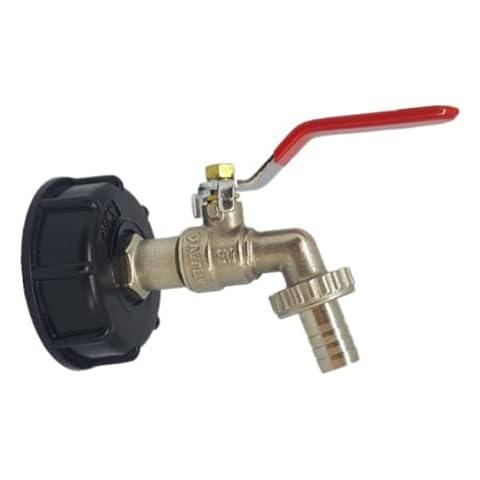 IBC Tank Adapter IBC Tote Tank with 1/2" Hose Fitting Coarse Thread Adapter Cover