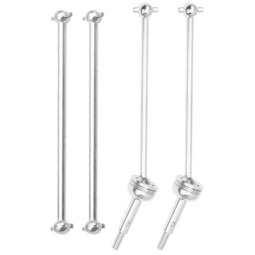 Vgoohobby RC Metal CVD Drive Shaft Dogbone Joint Front Rear Set Upgrade Parts Compatible with WLtoys...