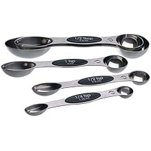 PrepWorks 5pc Measuring Spoons Set Stainless Steel, Accurate Measurements for Cooking and Baking, Easy-to-Read, BPA-Free