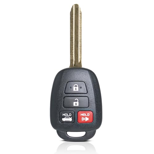 MechanMagic Key Fob Remote Replacement Fits for Toyota Corolla 2014 2015 2016 2017 2018 2019/Camry 2014-2017/Tacoma 2016-2018 HYQ12BDM Keyless Entry Remote Control HYQ12BEL 89070-02880 H Chip