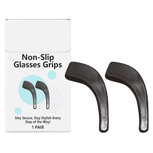 Silicone Eyeglass Grips - Anti-Slip Ear Hook Holders for Glasses, Soft Temple Tips for Men, Women, Kids | Comfortable Fit for Sp