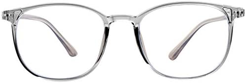 blue light blocking glasses women - FEIDU classical grinding frame without distortion and anti-fatigue (l1, 2.04)
