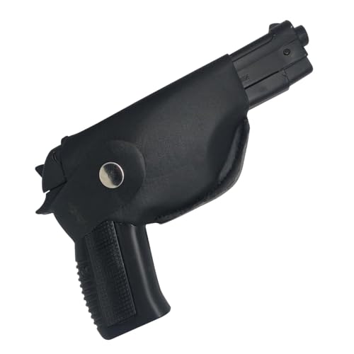 Image of Gun Pistol Lighter Heavy Weight Metal Body Real and Original Like Gun Pistol for Decorative, Smoking Filled with Gas (608 Black) (Black)