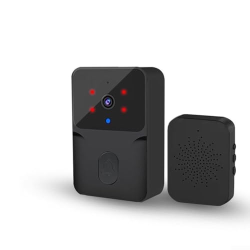 Sileduove per KEMENT Videocitofono HD WiFi Wireless Smart Door Citofono con audio bidirezionale Rilevamento del movimento per la sicurezza domestica (nero)