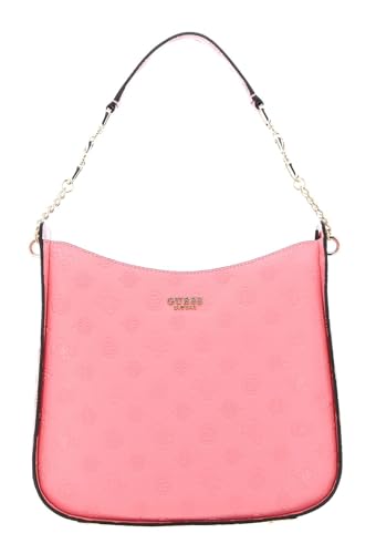 Sac à épaule Guess Galeria Hobo Pink en simili cuir rose élégant