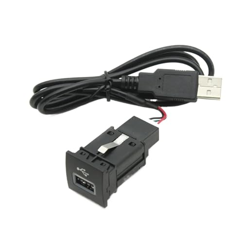 CMJAHU Adaptateur de Chargeur Rapide for Voiture, Compatible avec VW Golf 6, Jetta MK5, EOS, Scirocco, Touran, Audio, Radio, Disque U, Flash QC3.0, entrée USB